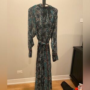 Karen Millen Green Snake Dress
